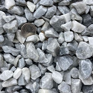Brighten up any landscape with this vibrant white stone. It will beautify any planting bed, walkway, or foundation.